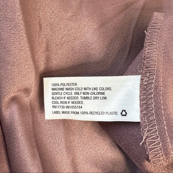 NWOT A New Day Mauve Purple Satin Midi Skirt Women’s Size XXL - Picture 7 of 7